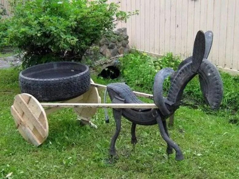 Что можно сделать из садовых