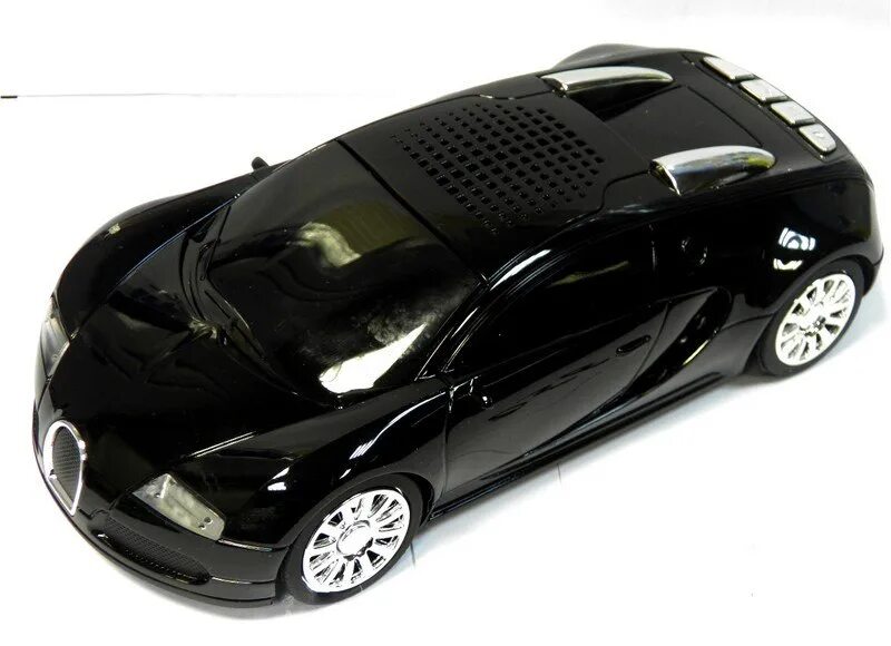 Колонка машинка Bugatti Veyron 3 динамика (дисплей,fm,USB,TF). Машинка музыкальная колонка WS-680. Колонка машинка Бугатти. Колонка в виде машины.