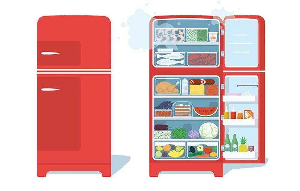 It is in the fridge