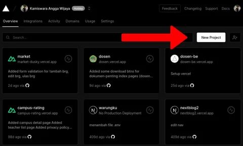 Vercel app