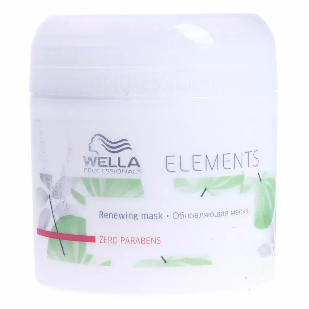 Маска для волос wella. Маска Wella elements 150. Wella elements Renewing Mask -маска (без парабенов) 150 мл. Обновляющая маска Wella elements Renewing Mask 150 мл. Wella professionals elements маска.