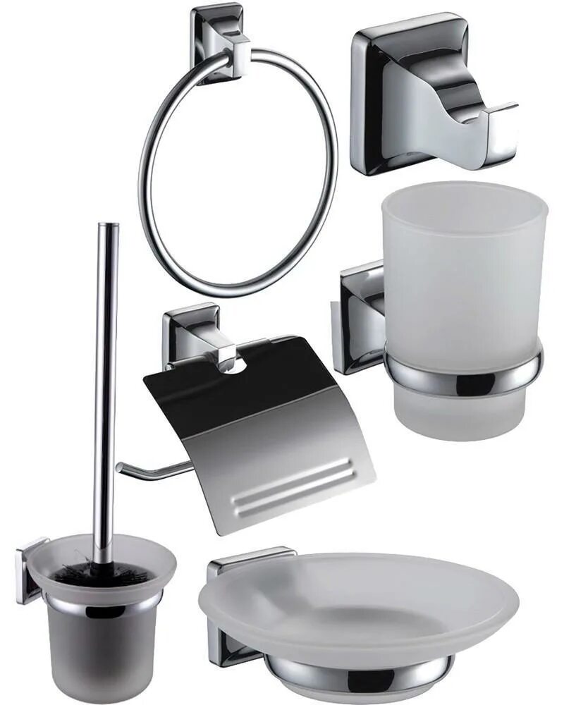 Комплект аксессуаров Prime set6 PR-9900-6. Набор для ванной комнаты Bath Plus "Nebel",. Mr Penguin аксессуары для ванной. Принадлежности для туалета. Prime set