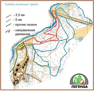 Лыжная трасса алешкино