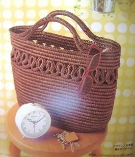 Сумки из шнура крючком