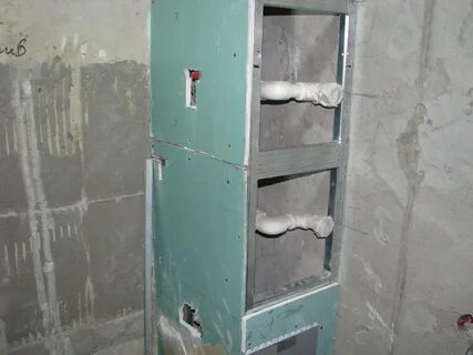 Как сделать короб в ванной
