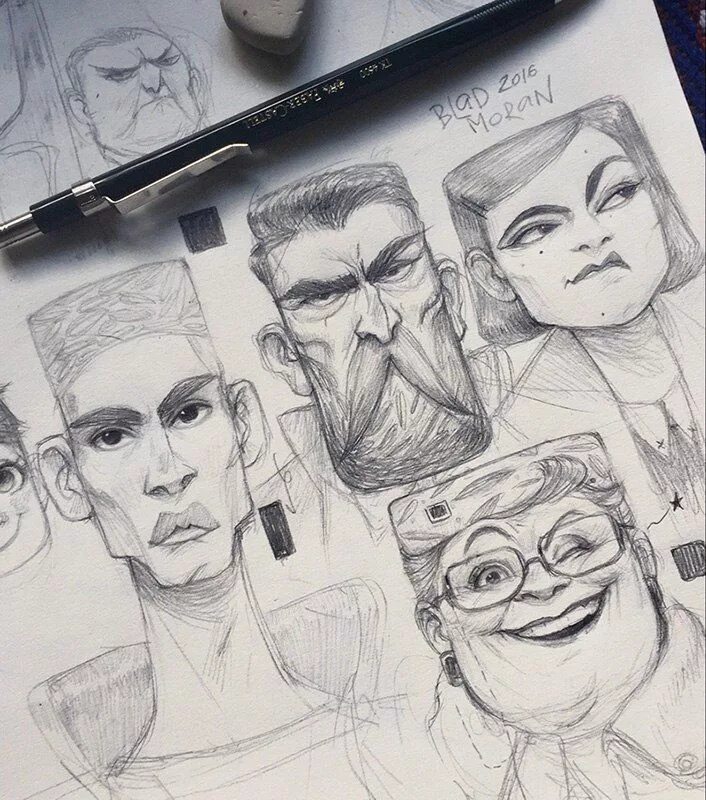 Sketch design portray