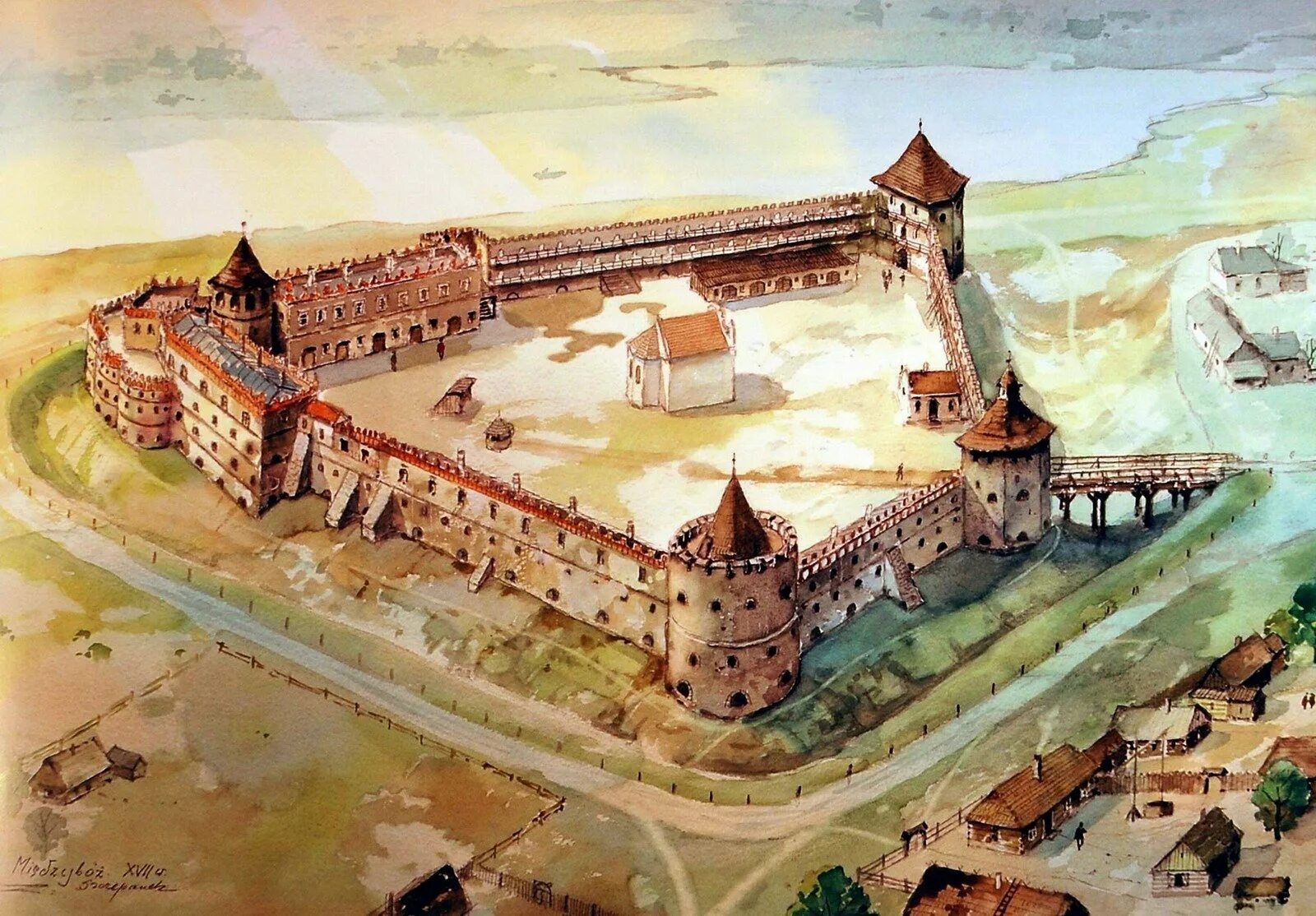 Замок 9 века. Меджибожский замок. Славенбург Славянская крепость. Орша крепость 15 век. Фортификация 17 века.