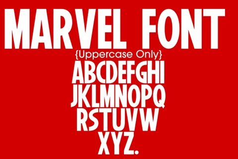 Marvel Font.
