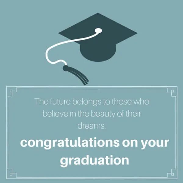Congratulations graduate. Congratulations on graduation. Congratulations on graduation. Dear jennifer congratulations on your graduation. Congratulations for graduating.