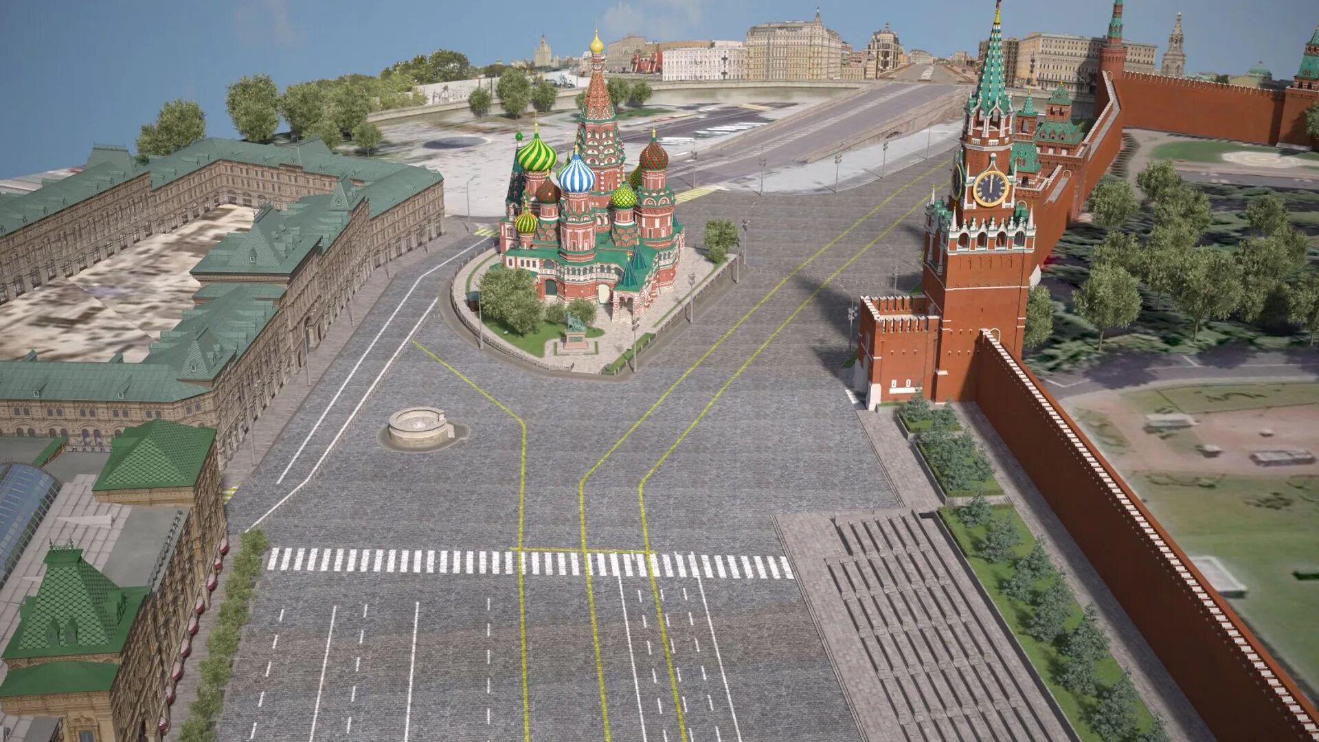 Реконструкция красной площади Бове. Московский Кремль 3d. Красная площадь Москва 3d модель. Красная площадь Москва вид сверху. Модель красной площади