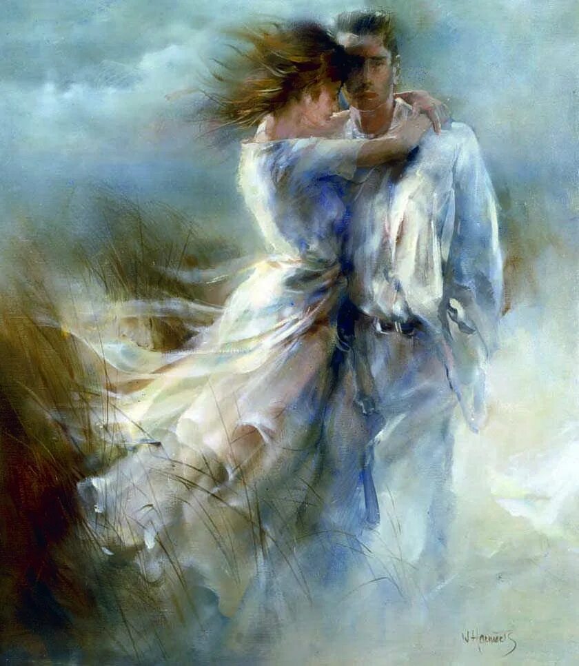 Виллема Хайенраетс. Willem Haenraets. Художник Виллем Хайенраетс. Willem Haenraets картины. Легкость нежность