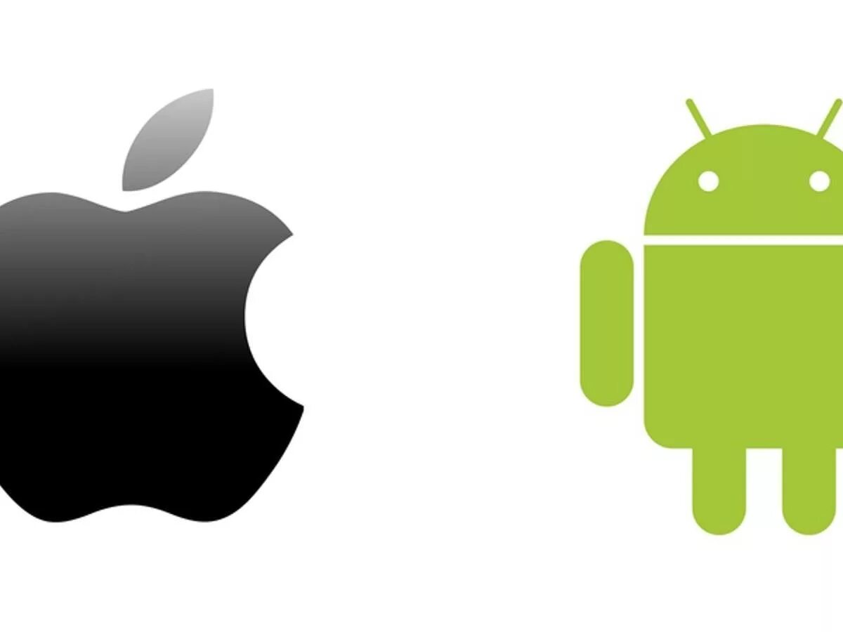 Android gone. Андроид и айос. ios android. андроид против ios. логотип ios и android.