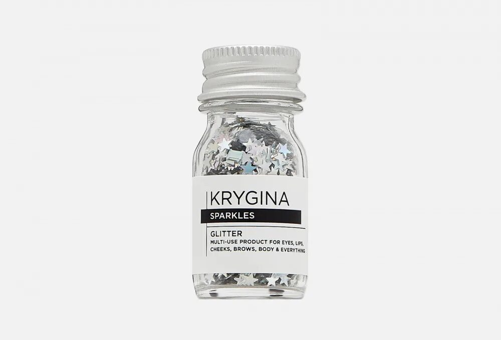 Крыгина косметика купить. Krygina Cosmetics Sparkles. Krygina глиттер. Мультифункциональные блёстки Krygina Cosmetics Sparkles (Prism Silver),. Krygina Sparkles glitter.