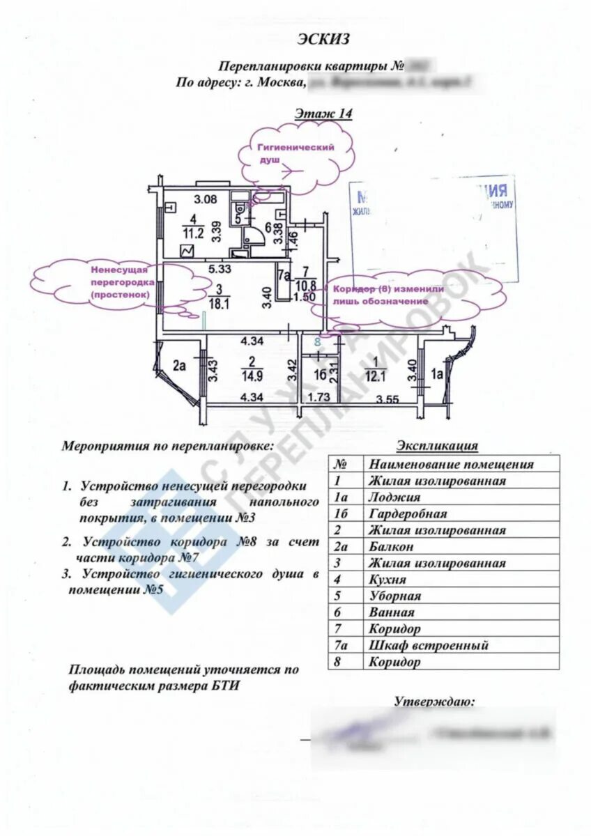 Стоимость проекта перепланировки квартиры в москве Перепланировка в Москве по новым правилам
