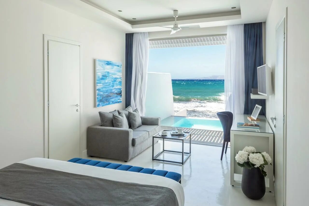 Knossos Beach Bungalows Suite 5*. Knossos Beach Bungalows. Sea Front Room Island Block. Island suites