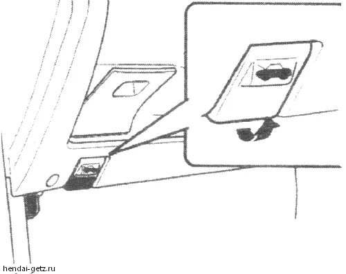 Хендай гетц где номера. Рычаг открытия капота Хендай Гетц. Рычаг открытия капота Гетц Каталожный номер. Как открыть капот Гетц. Как в Хюндай Гетц открывается капот.