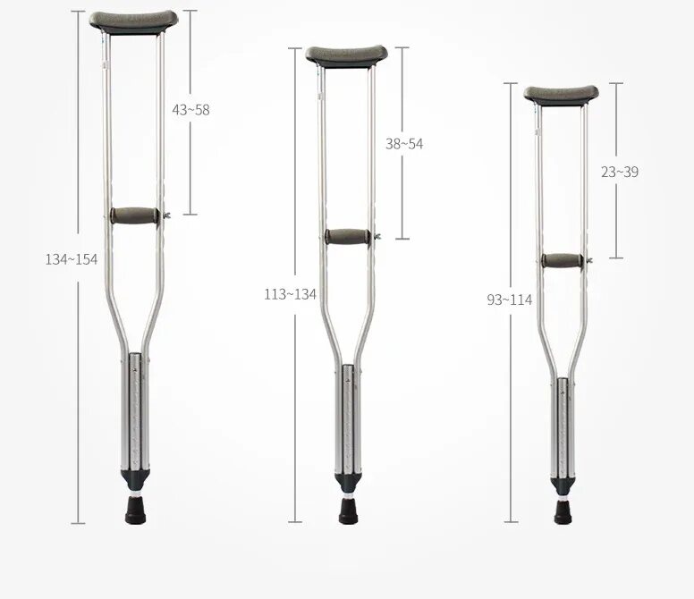 Как правильно подобрать костыли. Костыли подмышечные на рост 188см. Futuro 224600 алюминиевый костыль. Костыли подмышечные повышенной грузоподъемности 129. Размер костылей подмышечных по росту.