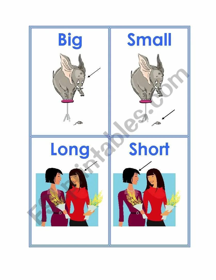 Opposites short. Карточки английский long short. Adjectives for Kids big small. Opposites adjectives long short. Adjectives Flashcards.