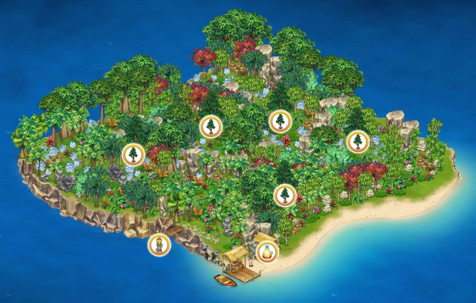 The only island
