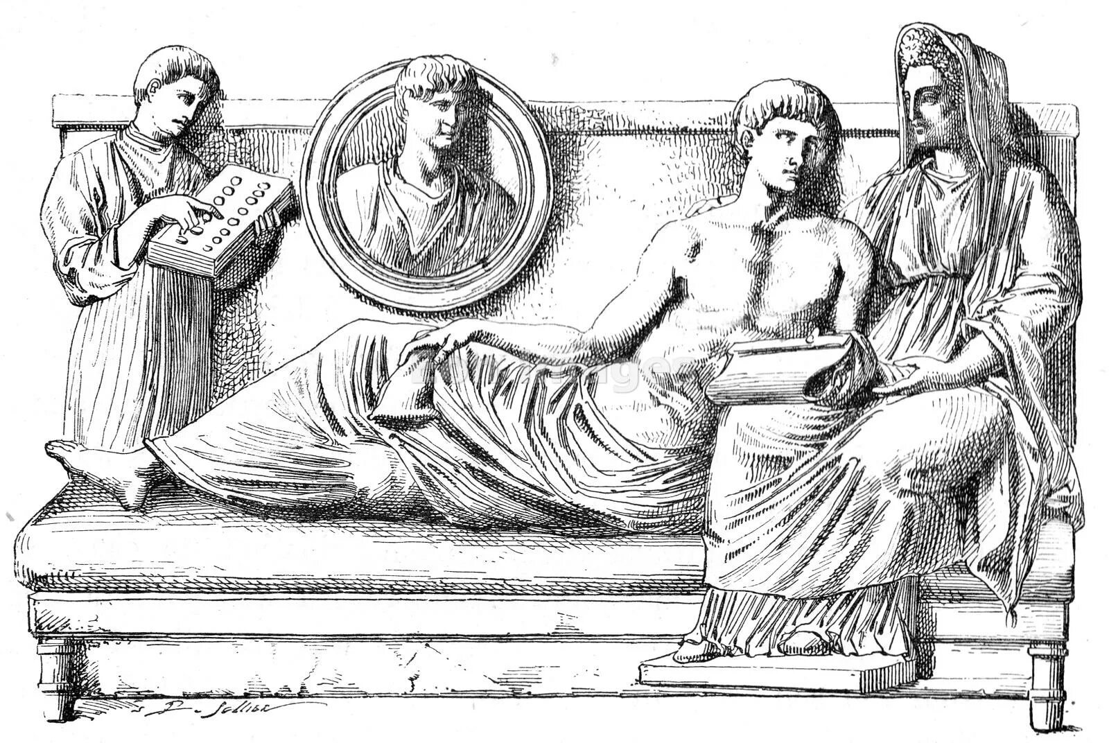 Новые древние читать. Луций Анней Сенека рисунок. Изображение римских саркофагов. Луций Сенека чб. Саркофаг рисунок.