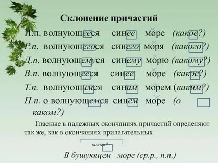 Просклонять синяя