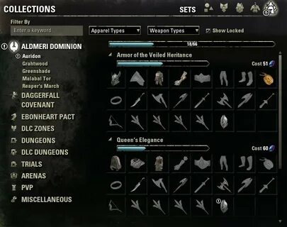 Item setting
