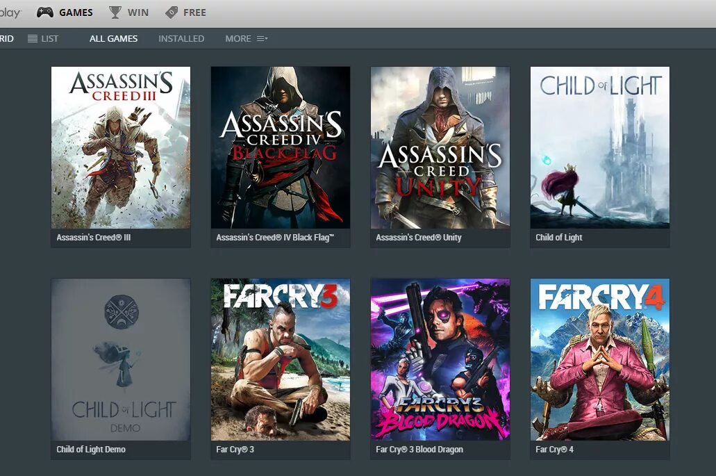 Game list is. Ubisoft игры. Игры от юбисофт. Ubisoft игры список. Uplay игры.