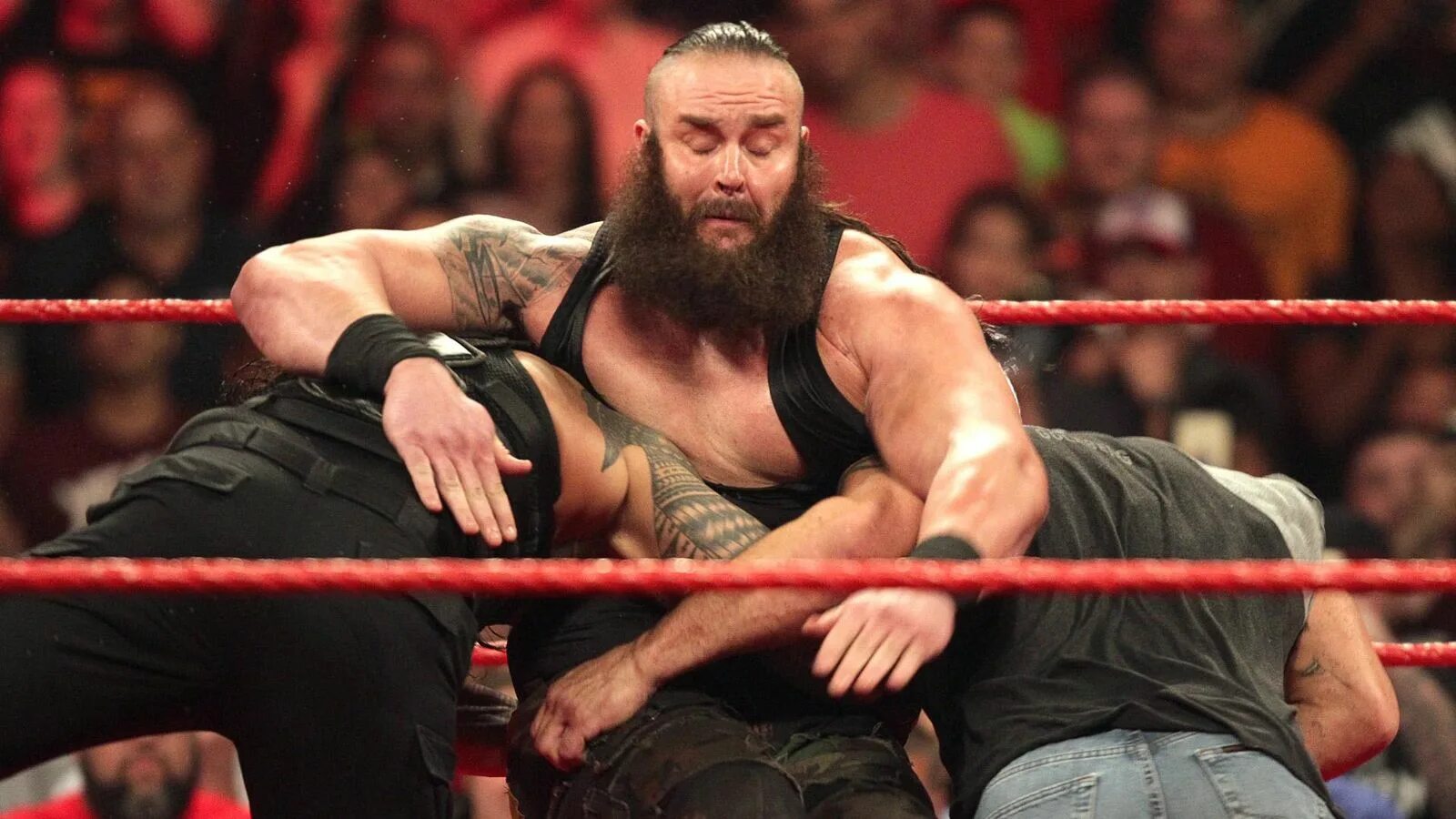Raw 1 1 4. Wwe raw голдберг. wwe raw 1990. майкл баффер wwe raw. бушидо голдберг.