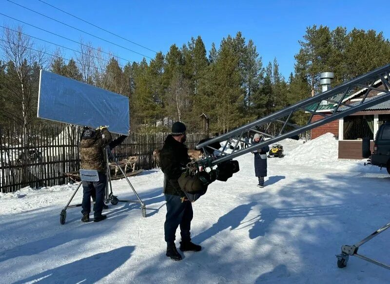 Горнолыжный курорт. Полярный 3. Снега.