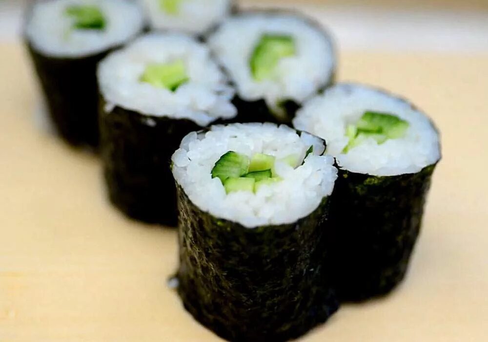 суши с огурцом и сыром рецепт