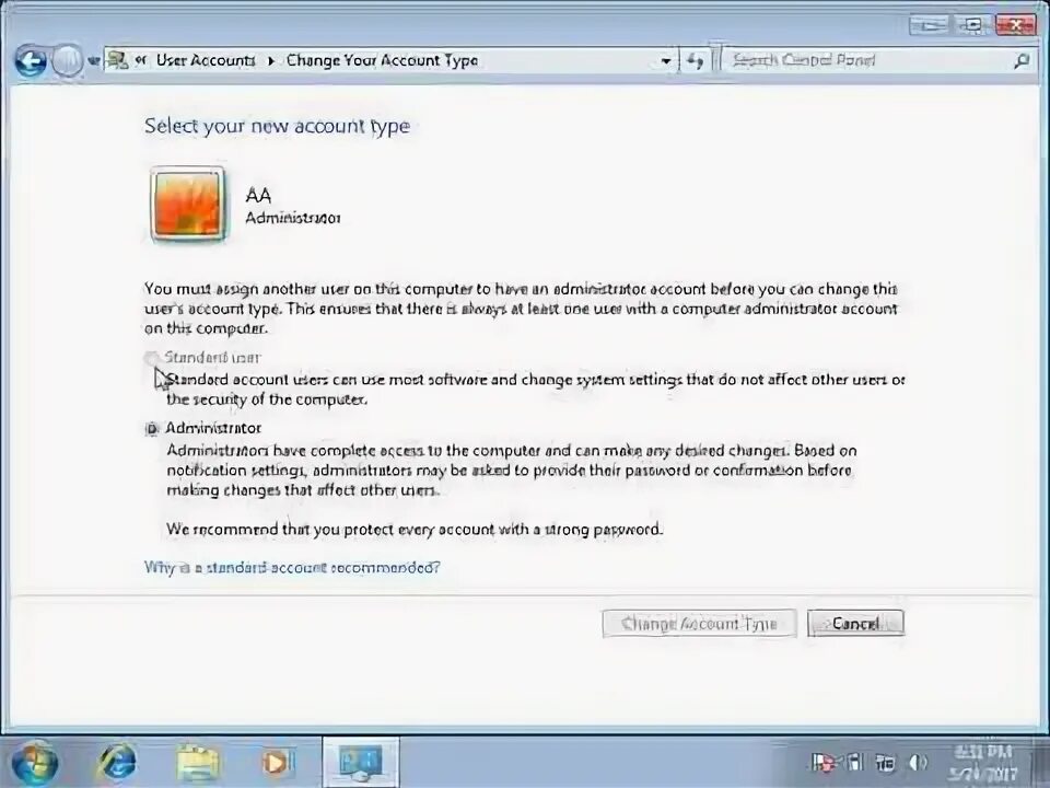 Password can t change. Password can t change