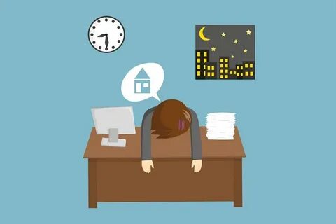 I work late