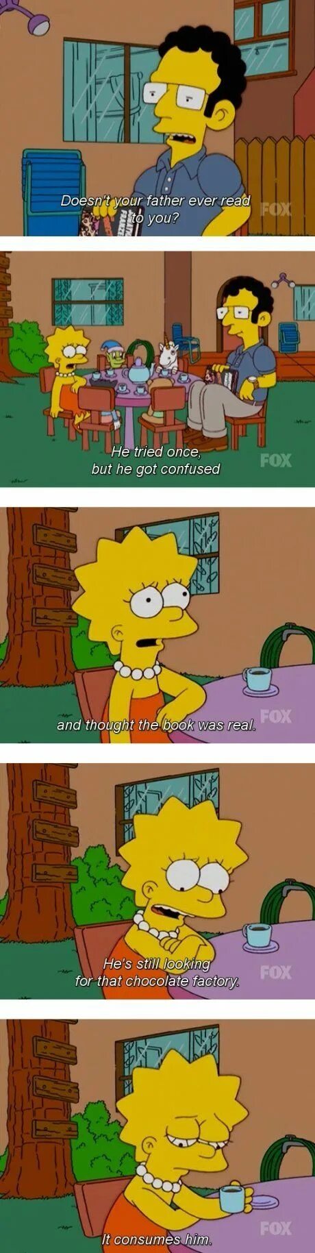 Try it once. Simpsons once my dad tried. do you get confused.