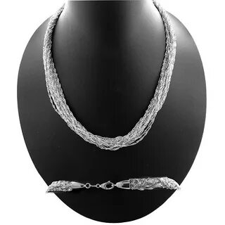 Колье серебро 925