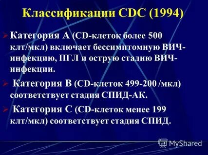 Острая стадия вич