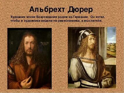 Биография альбрехта дюрера