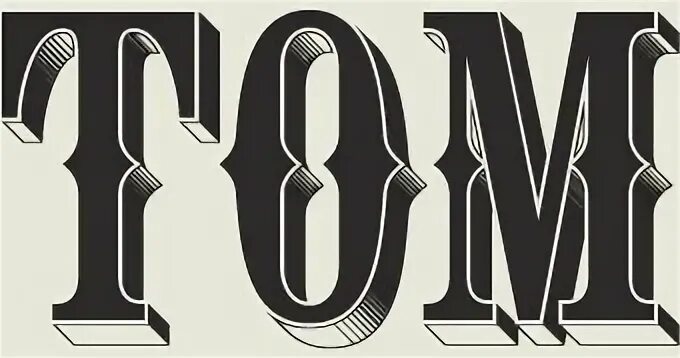 Tom letters. Tom letters