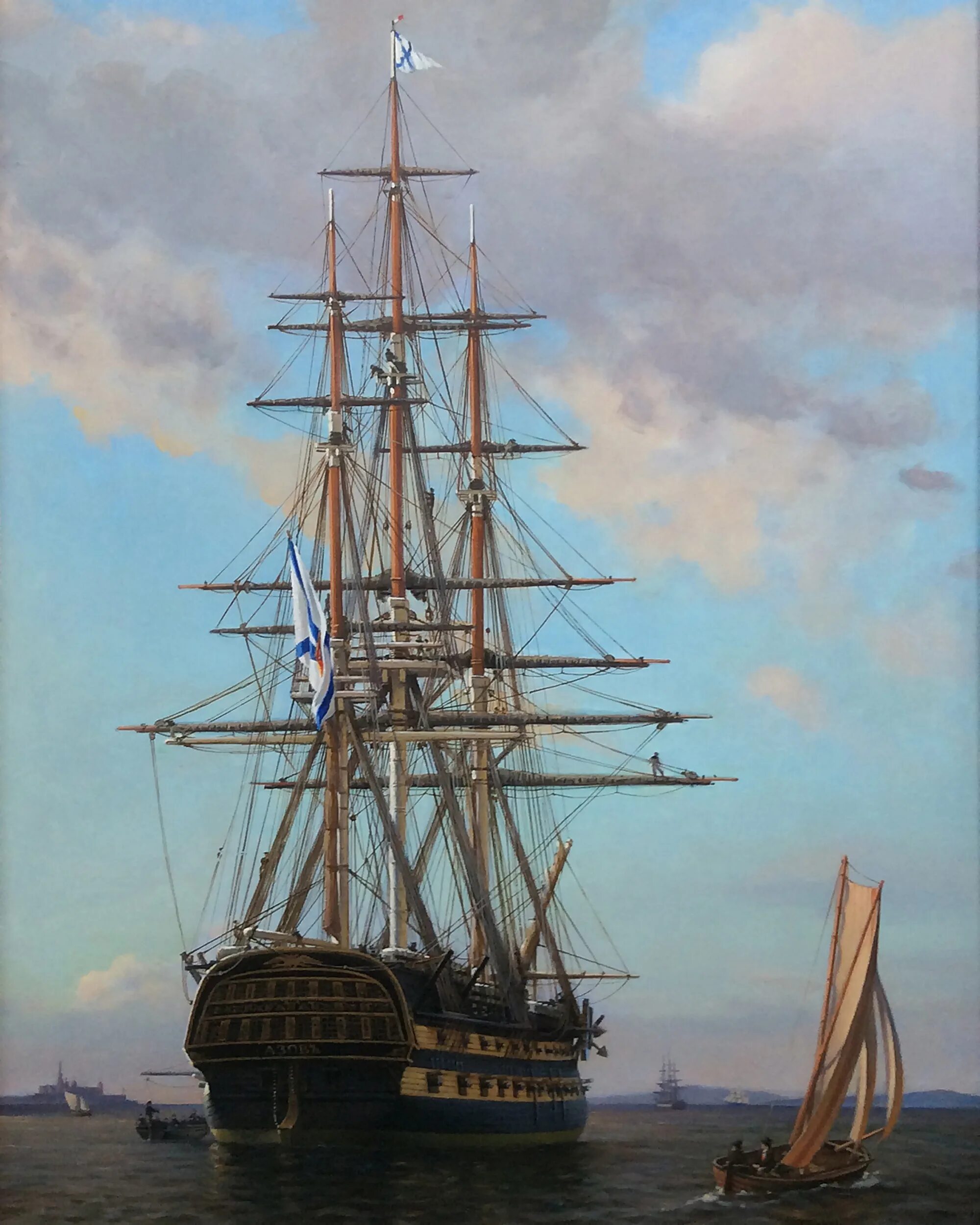 Пушечный линейный корабль. Селафаил (линейный корабль, 1840).