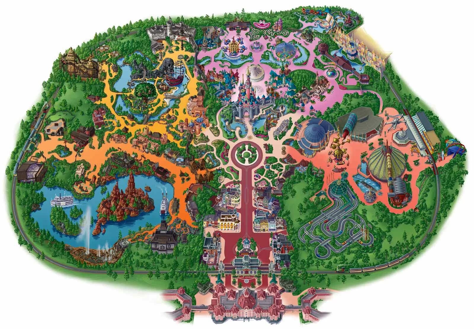 Карта придуманной страны. Диснейленд Париж план парка. Disneyland Paris карта парка. Диснейленд Париж схема парка. План Дисней парка в Париже.