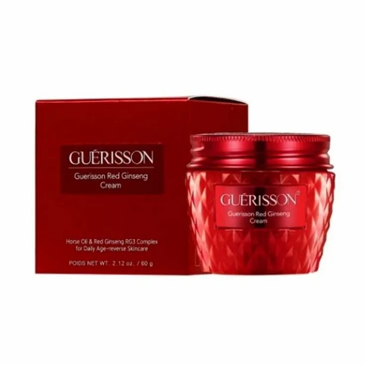 Хорошая антивозрастная корейская косметика. Red Ginseng Корея крем. Guerisson Red Ginseng Cream. Крем для лица Guerisson Red Ginseng Cream 70ml (Claire's Korea). Крем Guerisson Red Ginseng 20 мл.