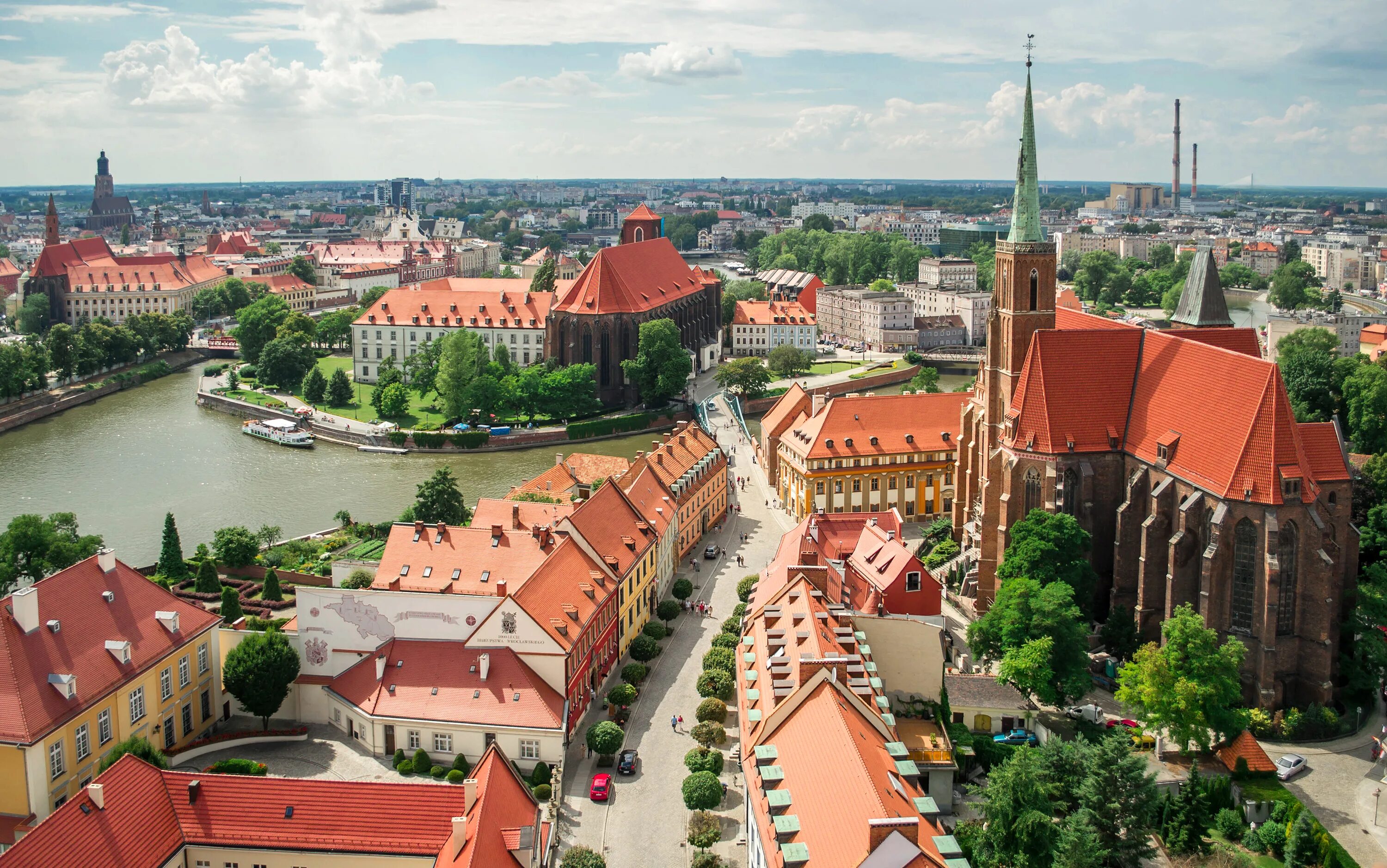 Панорама Вроцлава. Польша, Варшава, Вроцлав). Wroclaw город в Польше. Чехия Вроцлав. Бреслау город