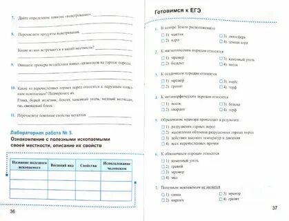 Тест по естествознанию