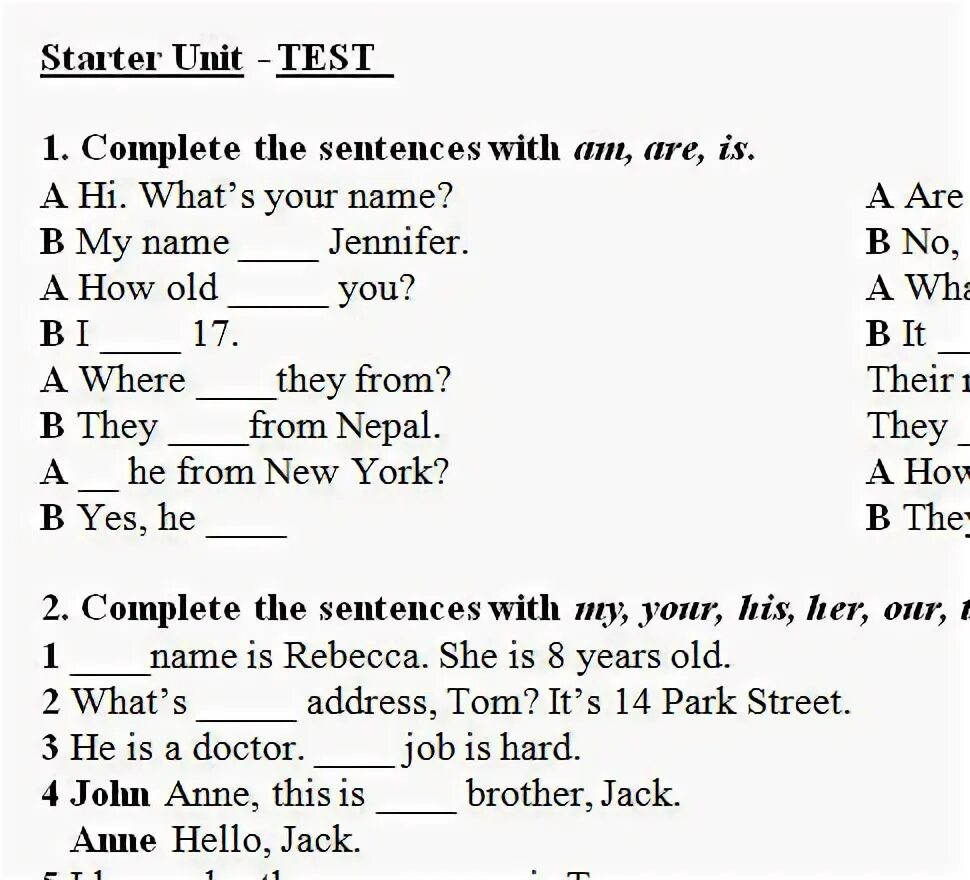 Starter Unit ответы на задания. Starter Unit Test 5 ответы. Speakout Starter Unit Test 5 ответы. Ответы Юнит тест 4. Starter unit 1