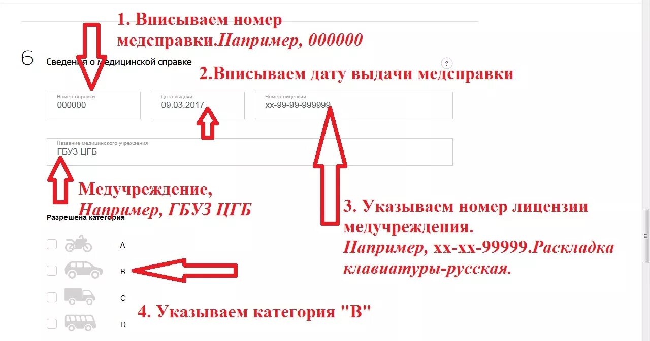 Медицинские справки лицензия