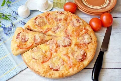 Пицца с луком и сыром рецепт