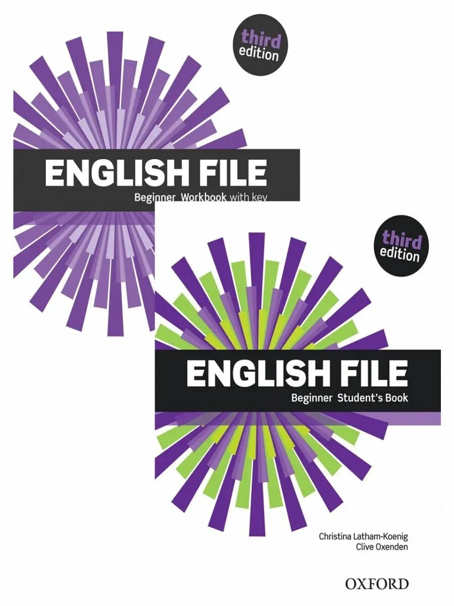 Английский Оксфорд English file Beginner Workbook. English file (3rd Edition): Beginner - 3 комплекта. English file Beginner 3rd Edition. Учебник English file. 4 new english file