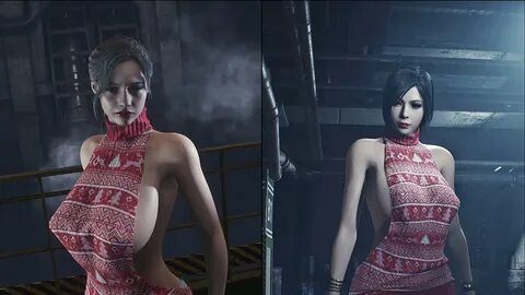 Resident Evil 2 "Клэр и Ада Рождественский свитер" 