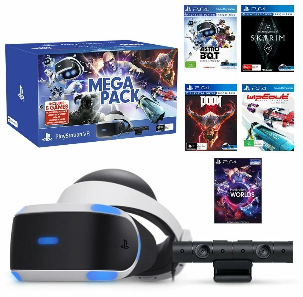 Купить очки ps4. Sony PLAYSTATION VR Mega Pack Bundle. Sony PLAYSTATION VR Mega Pack 2. PLAYSTATION VR CUH-zvr2 Mega Pack. PLAYSTATION VR 2 бандл.