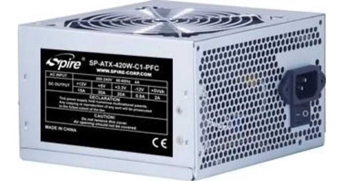 ATX 420w блок питания. Spire ATX-420w. Блок питания Spire 420w. Блок питания 420w  провода.