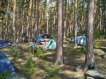Кемпинг тургояк с палатками